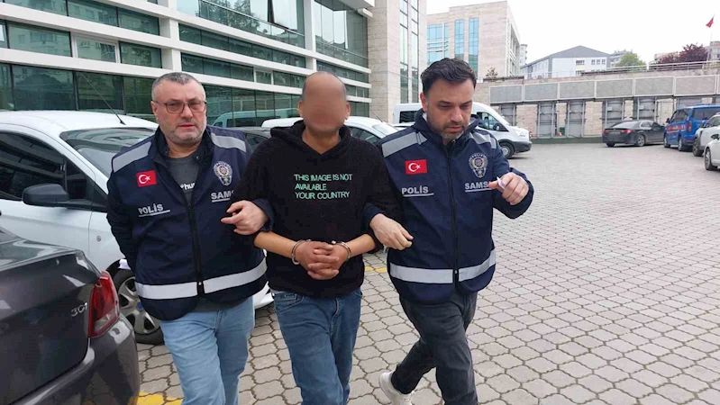 Eşini sopa ile hastanelik eden koca tutuklanıp cezaevine giderken,
