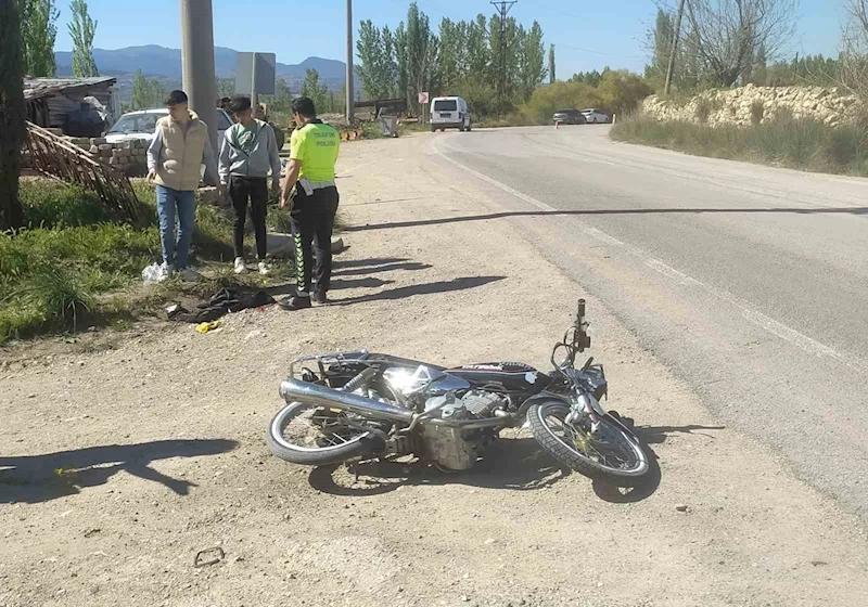 Hisarcık’ta motosiklet kazası: 1 yaralı
