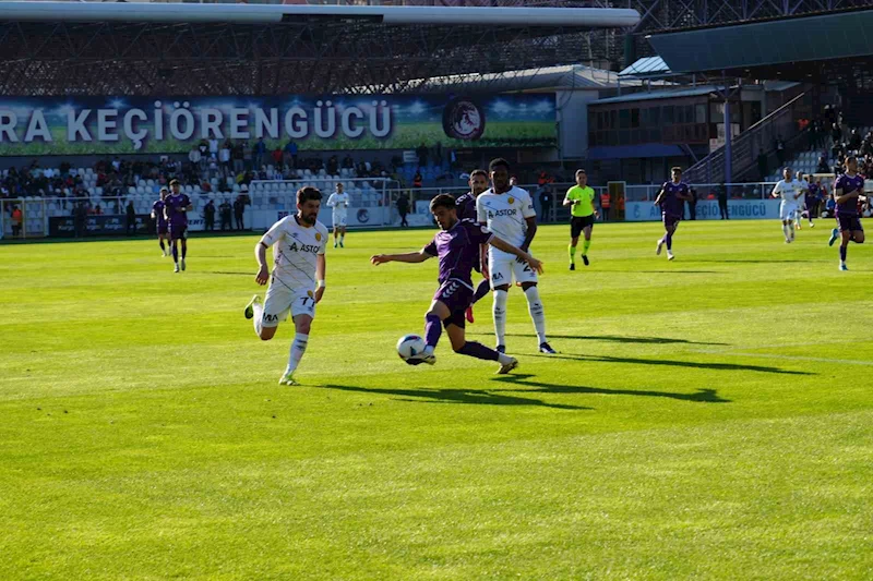 Trendyol 1. Lig: Ankara Keçiörengücü: 2 - MKE Ankaragücü: 3
