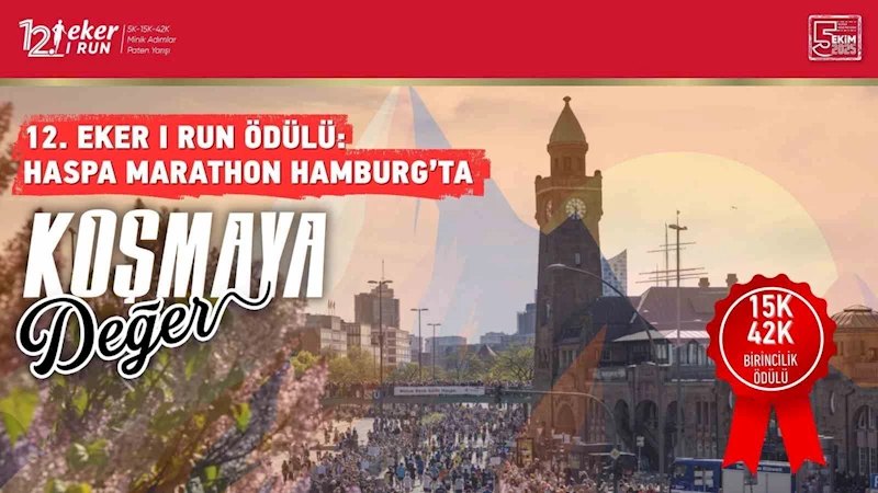 Eker I Run şampiyonları, Haspa Marathon Hamburg’a katılma hakkı kazanacak
